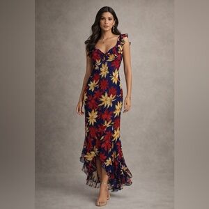 NWT Chaudry Evening Dress❤️💛